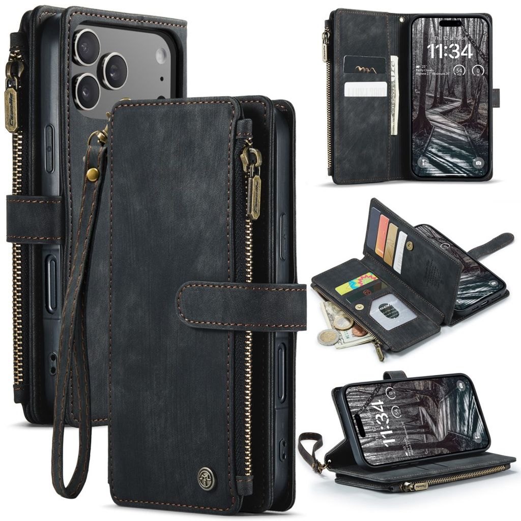 CASEME iPhone 18 Pro/17 Pro Wallet Cover - Brown — CASEME