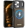 CASEME iPhone 18 Pro Max/17 Pro Max Magnetic Case PU Leather - Brown — CASEME