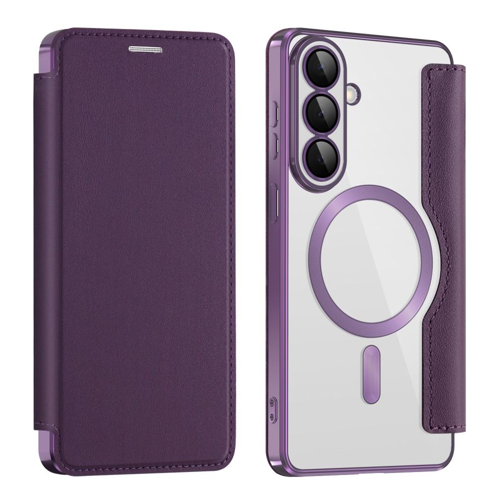 Samsung Galaxy S26 Plus Wallet Cover RFID Blocking - Dark Purple