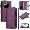 Xiaomi 15T Pro Cover with 9 Card Slots - Purple