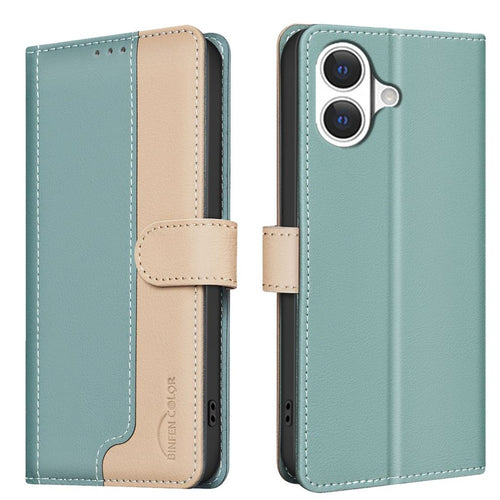 BINFEN COLOR iPhone 17 Wallet Cover - Green — BINFEN
