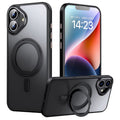 iPhone 16 Plus Case with a stand - Black
