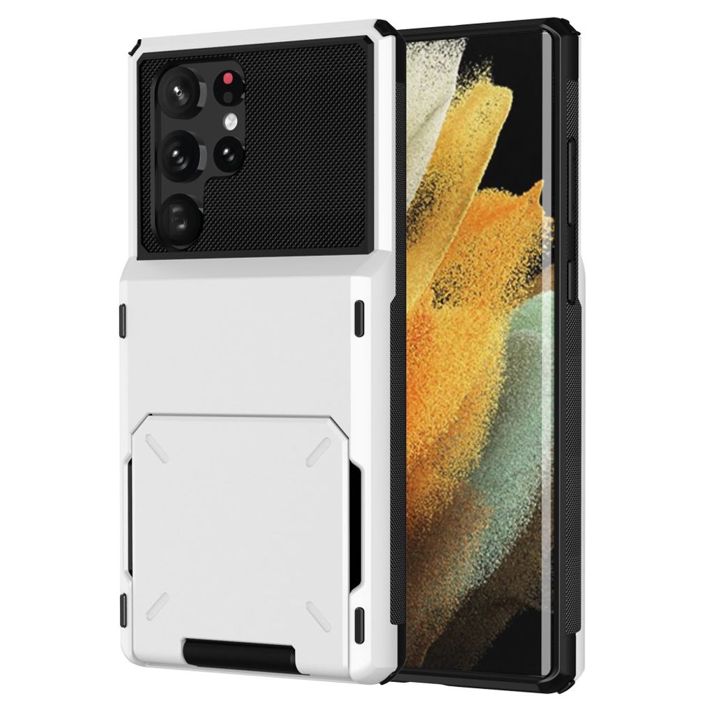 Samsung Galaxy S24 Ultra case with card holder - White — Samsung
