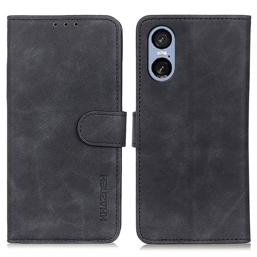 KHAZNEH Sony Xperia 5 VI Cover with Wallet - Black — KHAZNEH