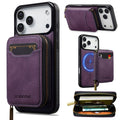 LC.IMEEKE iPhone 18 Pro Max/17 Pro Max MagSafe Case with Wallet - Purple — LC.IMEEKE