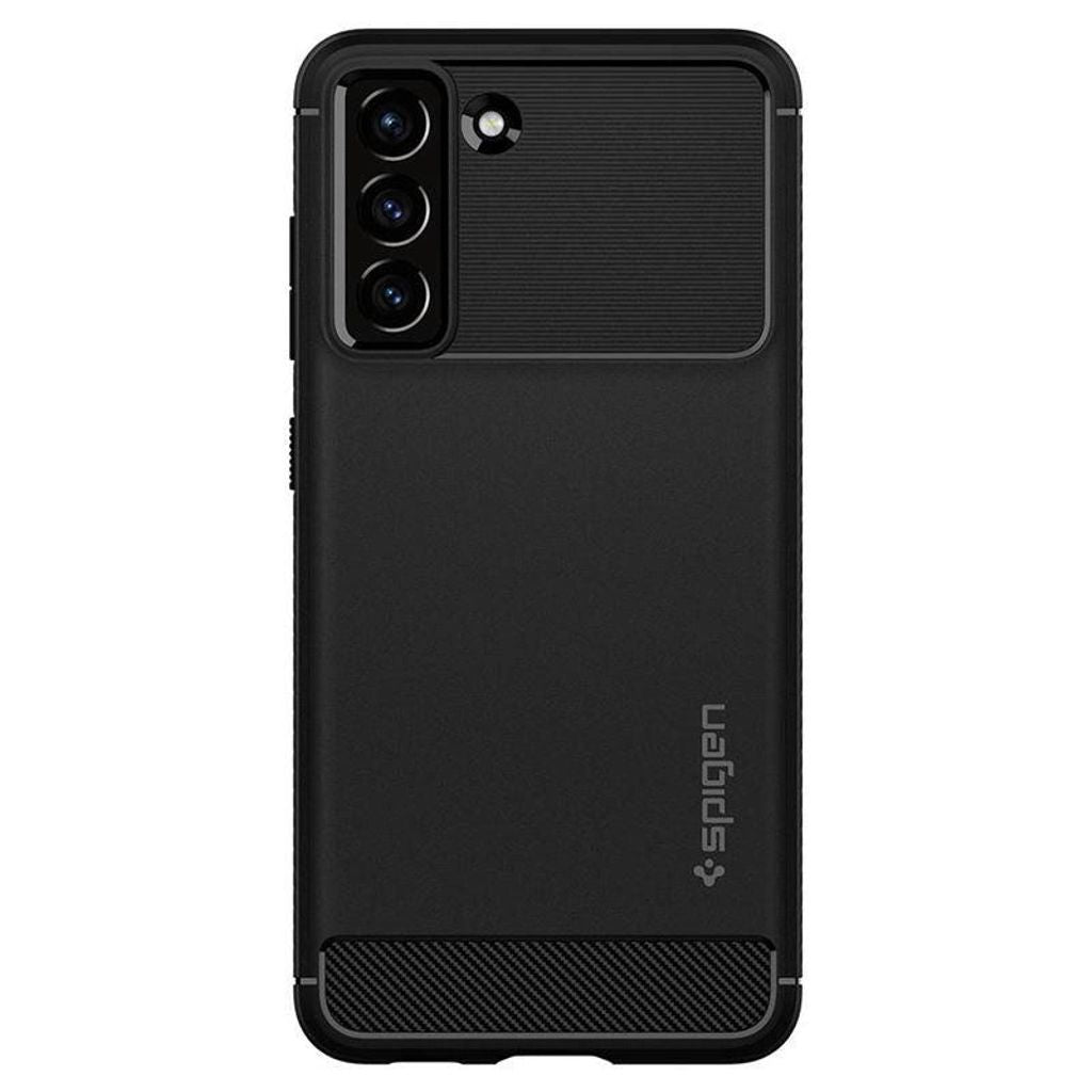 Spigen Samsung Galaxy S21 FE Rugged Armor Case - Matte Black — Spigen
