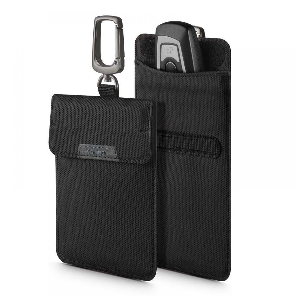 Spigen Faraday Cage Pouch Keyless RFID Signal Blocker - Black