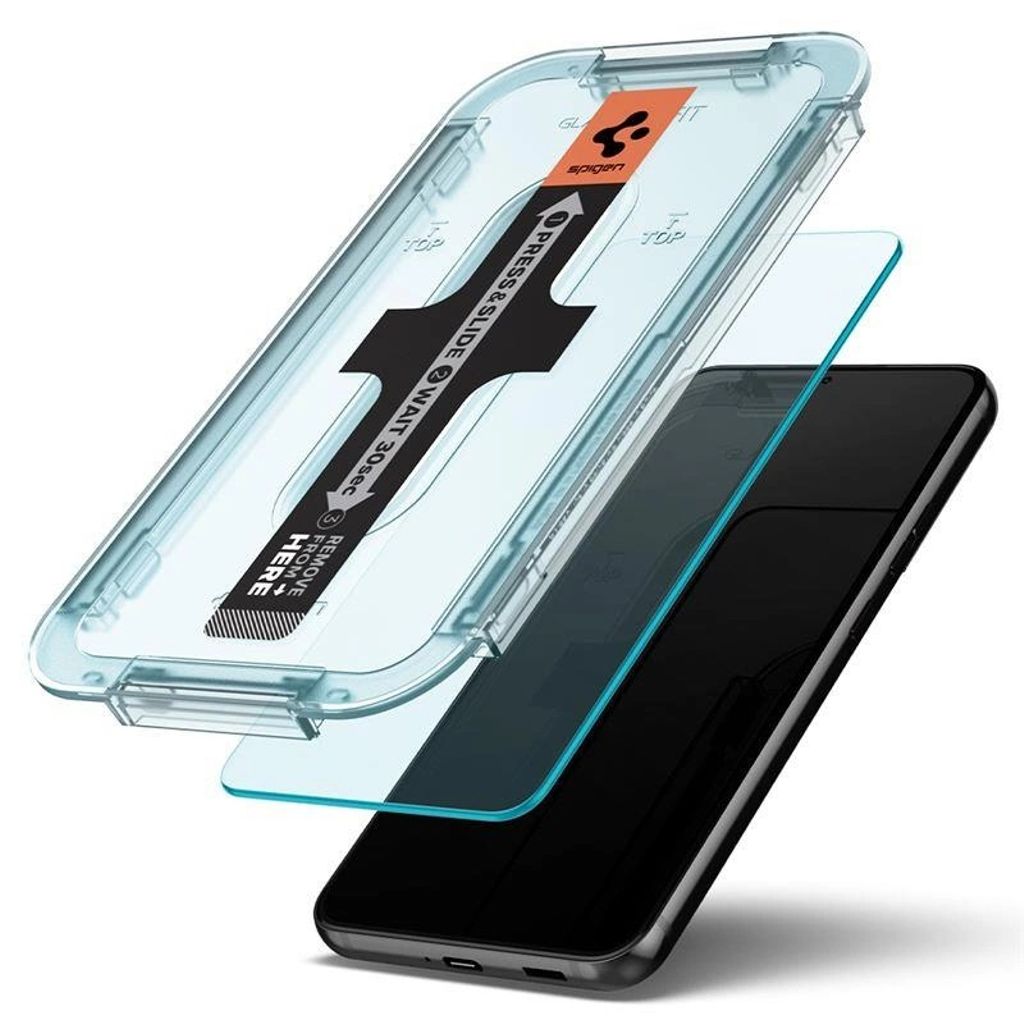 Spigen Samsung Galaxy S22 Tempered Glass Screen Protector Glas.Tr "Ez Fit" , 2-Pack — Spigen