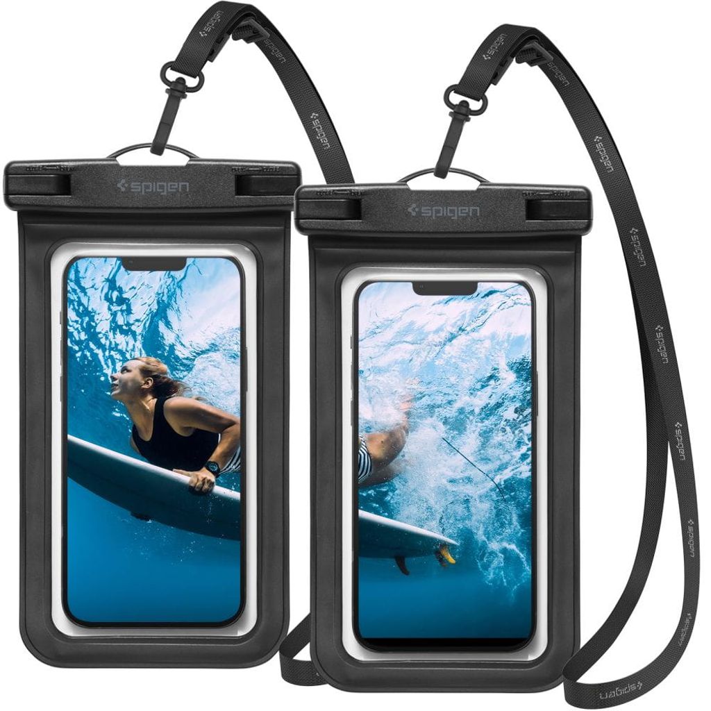 Spigen A601 Universal Waterproof Case , 2-pack - Black — Spigen
