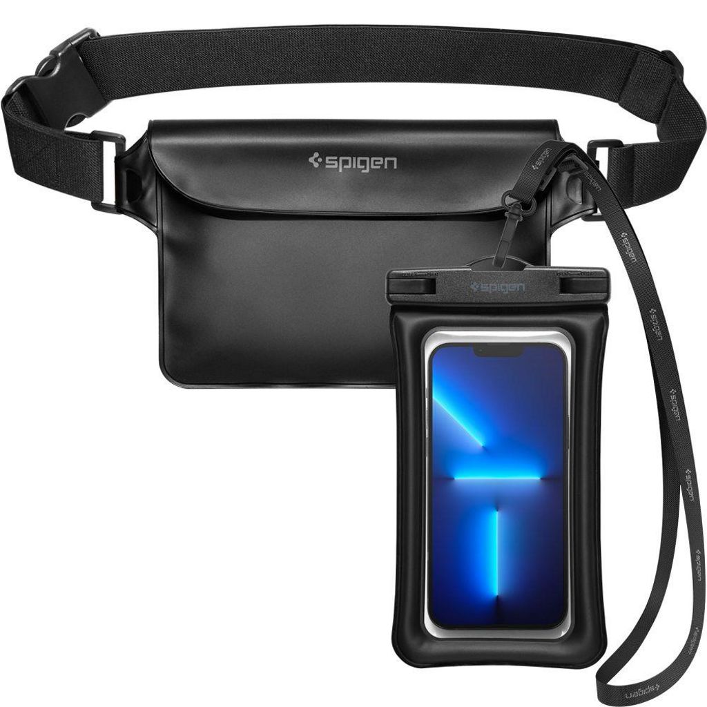 Spigen Waterproof Case + Waist Bag - Black — Spigen