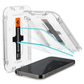 Spigen iPhone 14 Pro Max Glas.Tr Ez Fit screen protector tempered glass with applicator, 2-pack