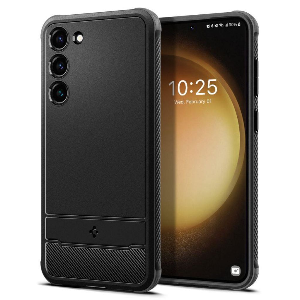 Spigen Rugged Armor Case for Samsung Galaxy S23 - Black