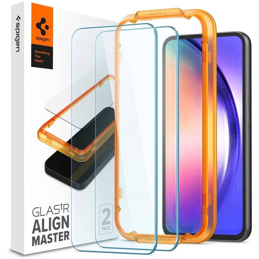 Spigen Samsung Galaxy A54 5G Tempered Glass Screen Protector Alm Glas.Tr, 2-Pack — Spigen