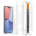 Spigen iPhone 15 Pro Max Screen Protector Tempered Glass Glas.Tr "Ez Fit" — Spigen