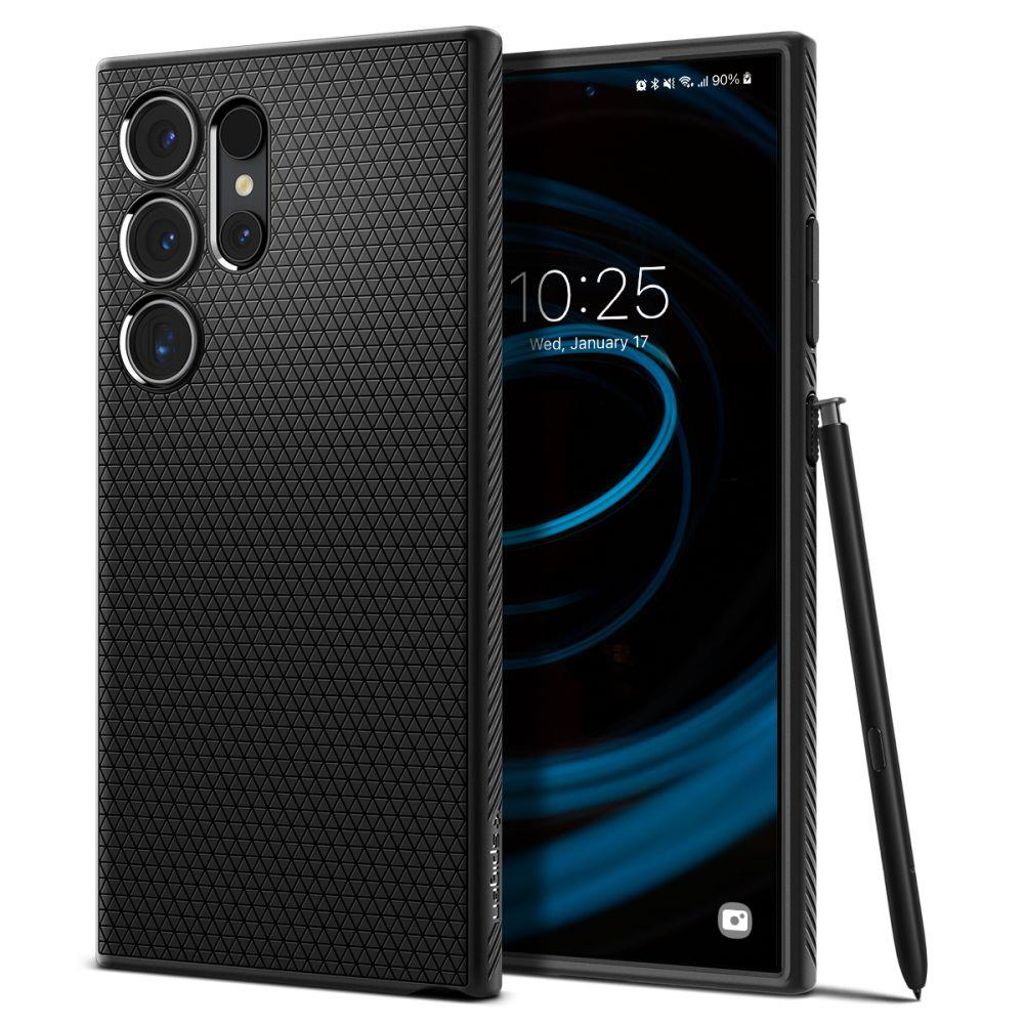 Spigen Liquid Air case for Samsung Galaxy S24 Ultra - matte black — Spigen