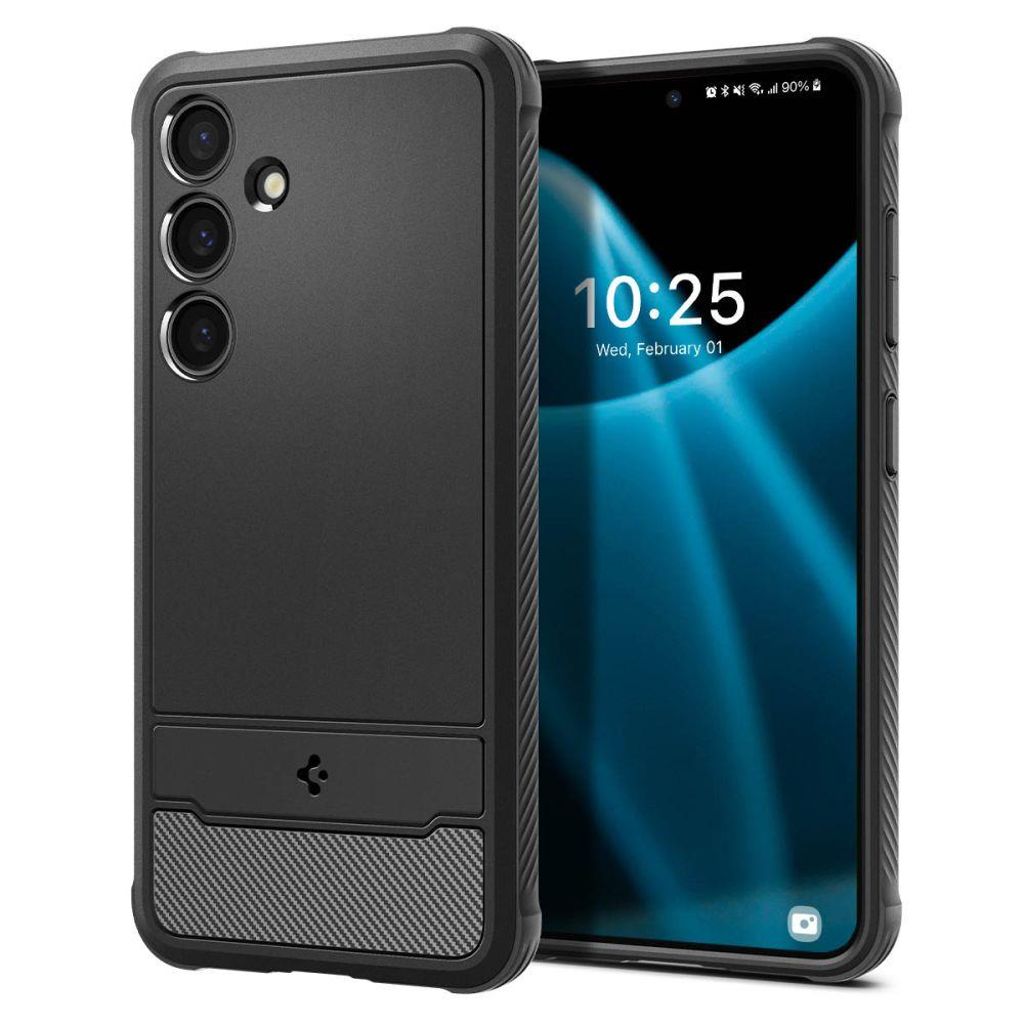 Spigen Rugged Armor case for Samsung Galaxy S24 - matte black — Spigen