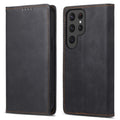 Samsung Galaxy S25 Ultra RFID Blocking Wallet Cover - Black