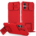iPhone 16 Plus Case with camera protection - Red — Övrigt