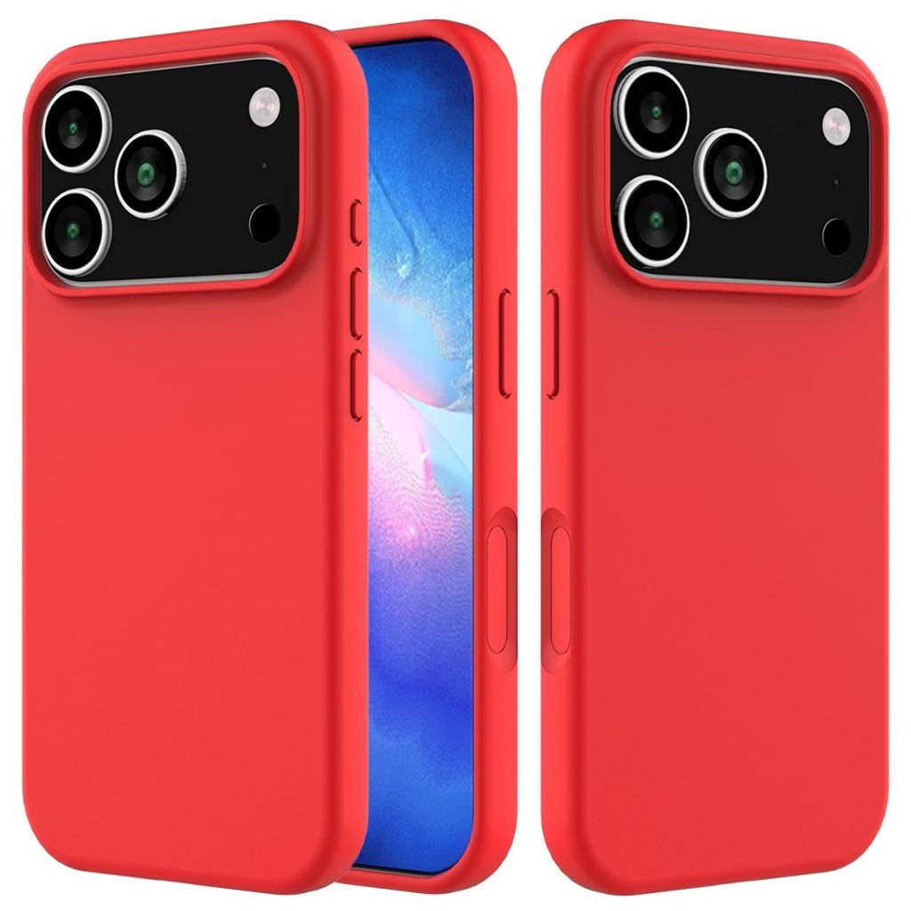 Silicone Case iPhone 18 Pro Max, iPhone 17 Pro Max - Red — Övrigt