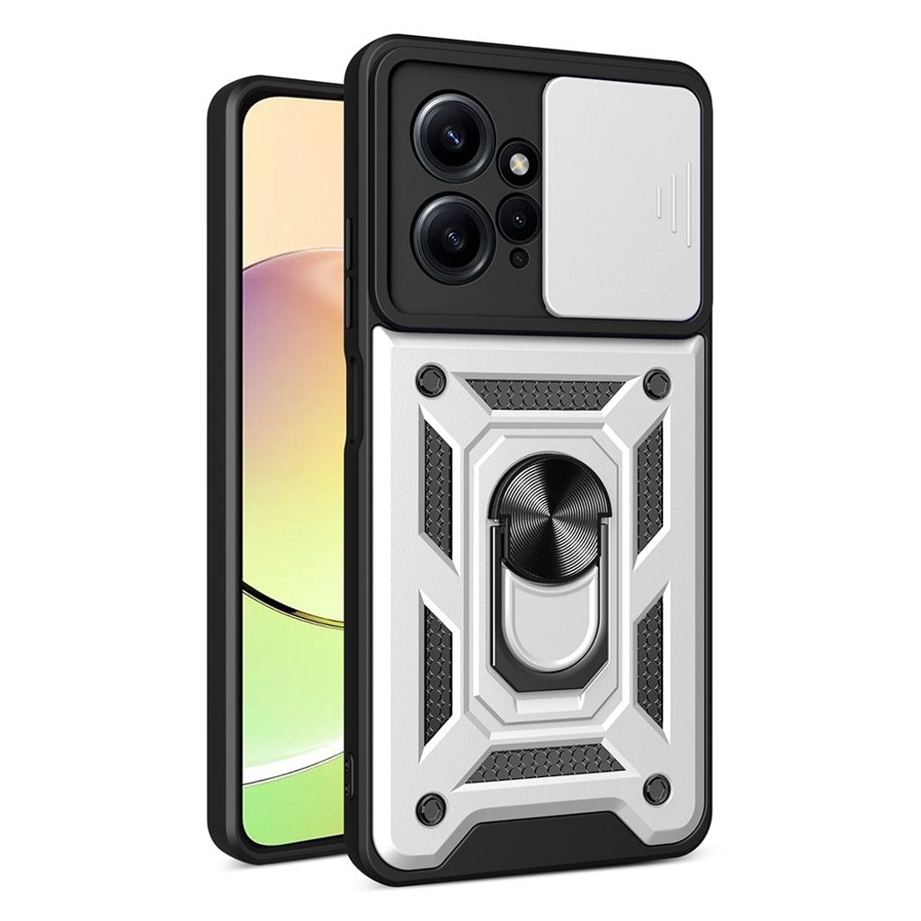Xiaomi Redmi Note 12 4G Case with Stand - Silver