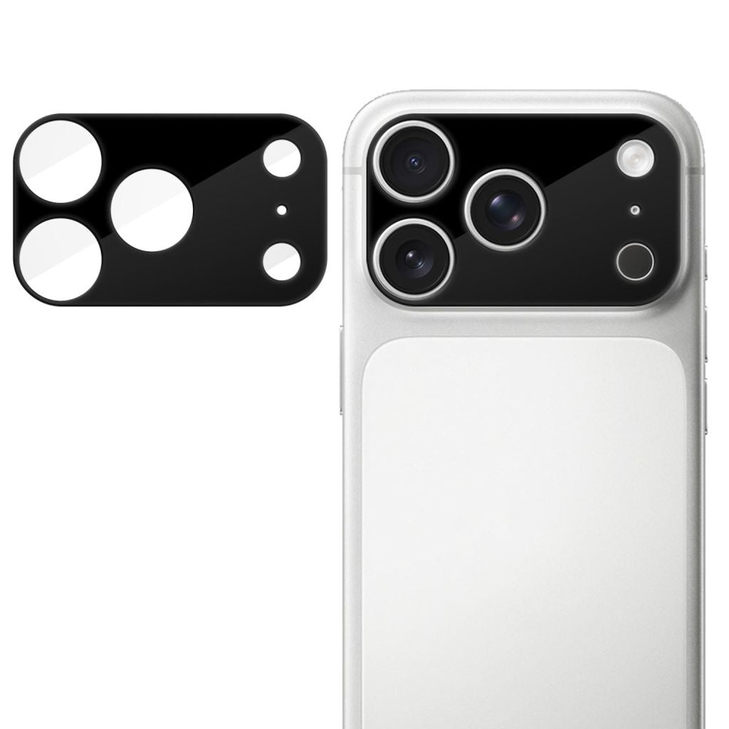 iPhone 18 Pro Camera Lens Protector Full Cover Tempered Glass - Black — Övrigt