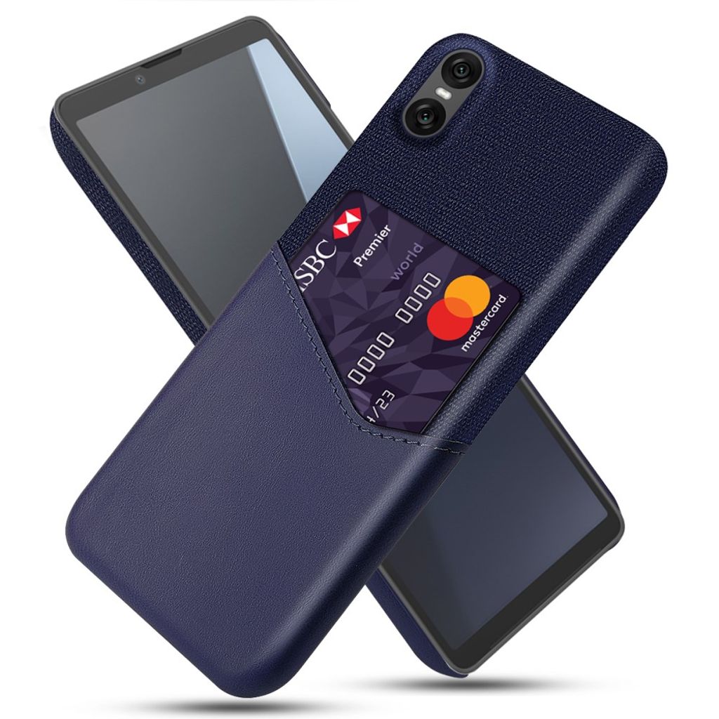 Sony Xperia 10 VII Case with Card slot - Blue