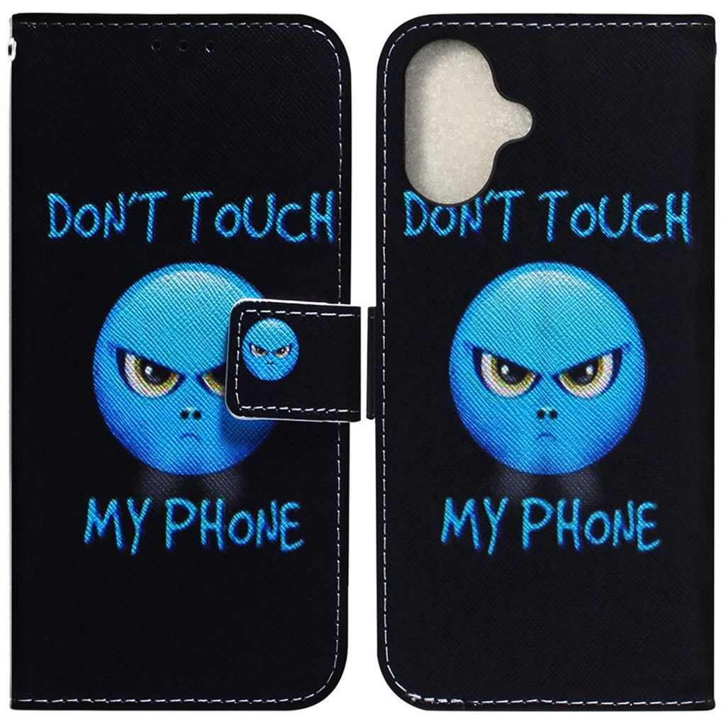 iPhone 16 Plus phone cover with a stand and card slot - Black