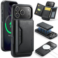 MAGKING iPhone 18 Pro Max/17 Pro Max MagSafe Case with Removable Wallet - Black — MAGKING