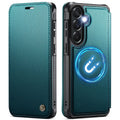 CASEME Samsung Galaxy A17/A16/A26 Wallet Cover MagSafe RFID blocking - Turquoise — CASEME
