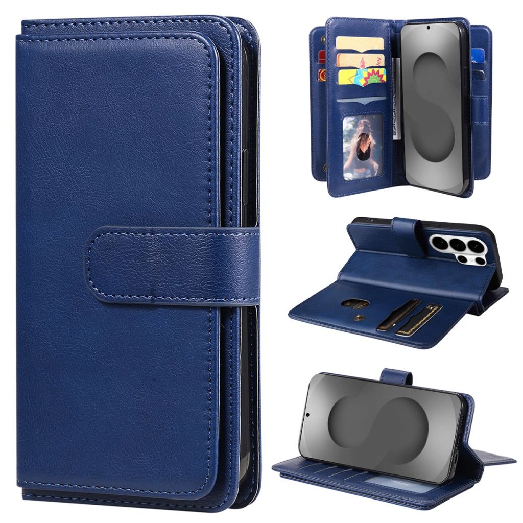 Samsung Galaxy S26 Ultra Cover with 10 Card Slots - Blue