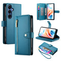 Samsung Galaxy S26 Wallet Cover with Straps - Blue