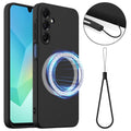Samsung Galaxy A27 5G MagSafe Compatible Silicone Case with Lanyard - Black