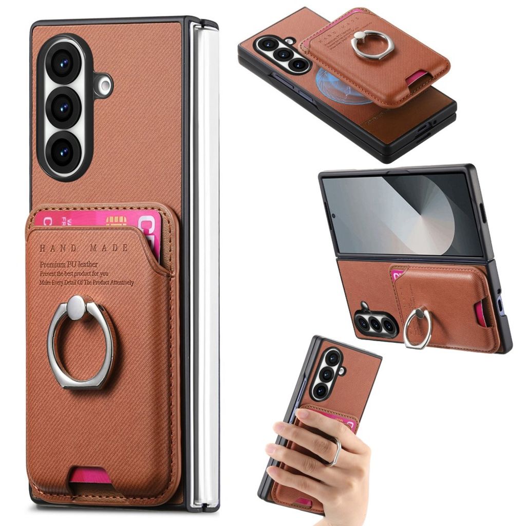 MagSafe Case with Detachable Card Holder Samsung Galaxy Z Fold8 Ultra - Brown — MagSafe