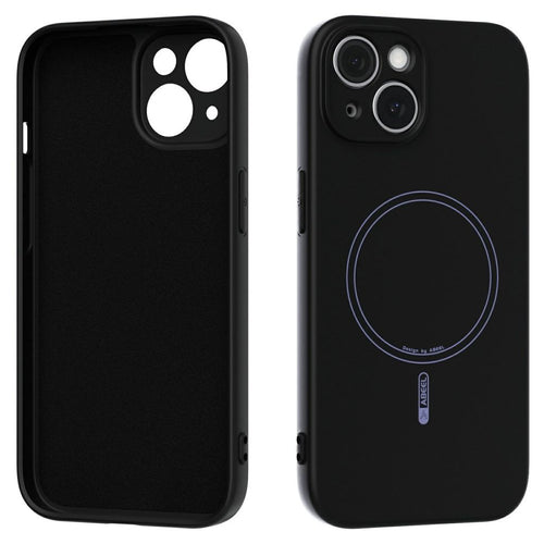 ABEEL iPhone 13 Case MagSafe Liquid Silicone – Black — ABEEL