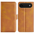 iPhone Air Wallet Cover in calf texture - Yellow