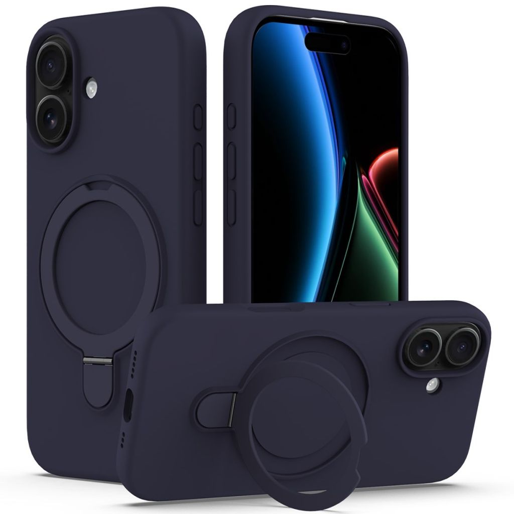 iPhone 17 Case MagSafe Kickstand - Midnight Blue