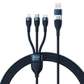 Baseus flash series II cable USB Type C / USB Type A - USB Type C / Lightning / micro USB 100W 1.2m — Baseus