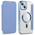 iPhone 14 Plus Wallet Cover MagSafe RFID Blocking - Baby Blue