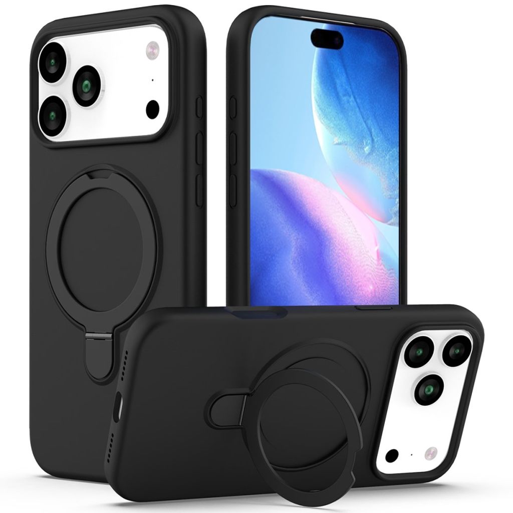 iPhone 17 Pro Max MagSafe Kickstand Case - Black