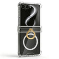 Samsung Galaxy Z Flip8 MagSafe Case with Ring Holder - Transparent — Samsung