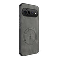 Google Pixel 11 Pro XL MagSafe Case PU-leather - Grey — Google