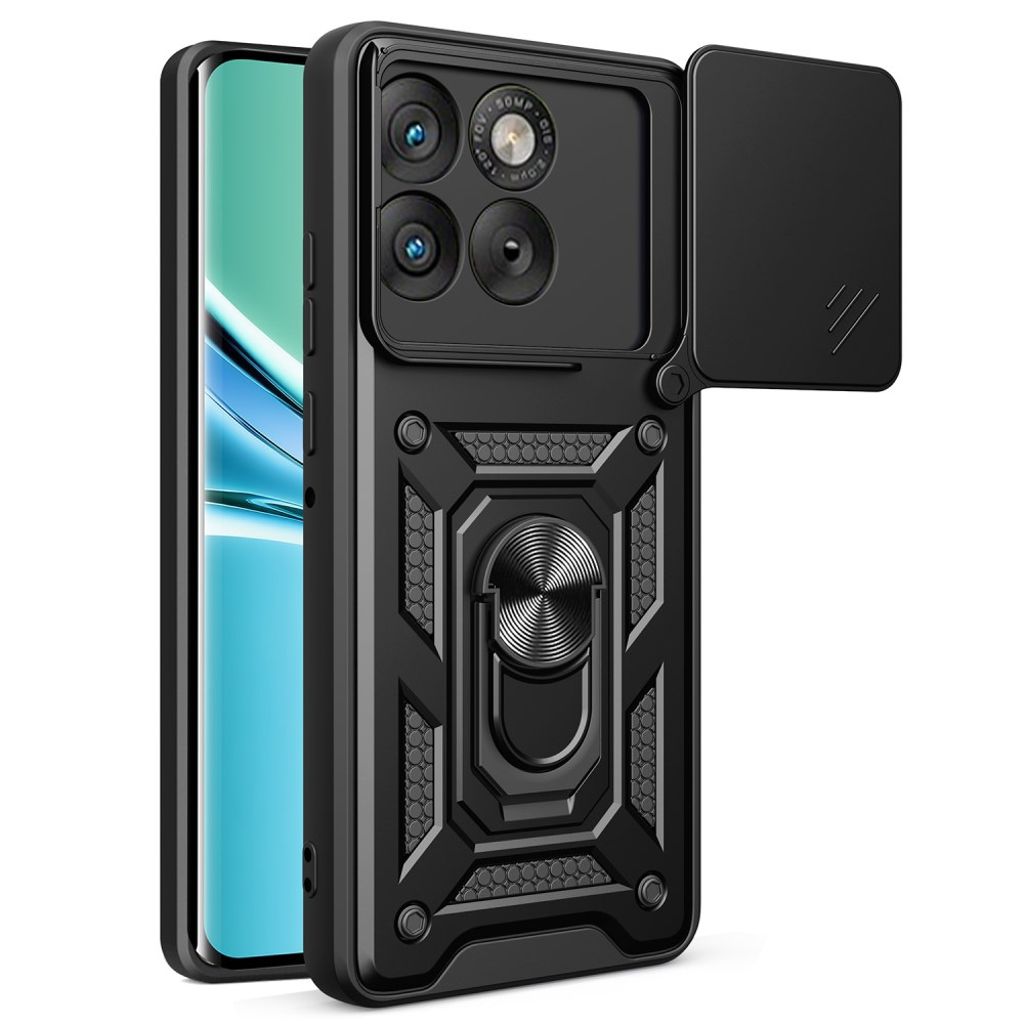 Motorola Edge 70 5G Case Kickstand - Black — Övrigt