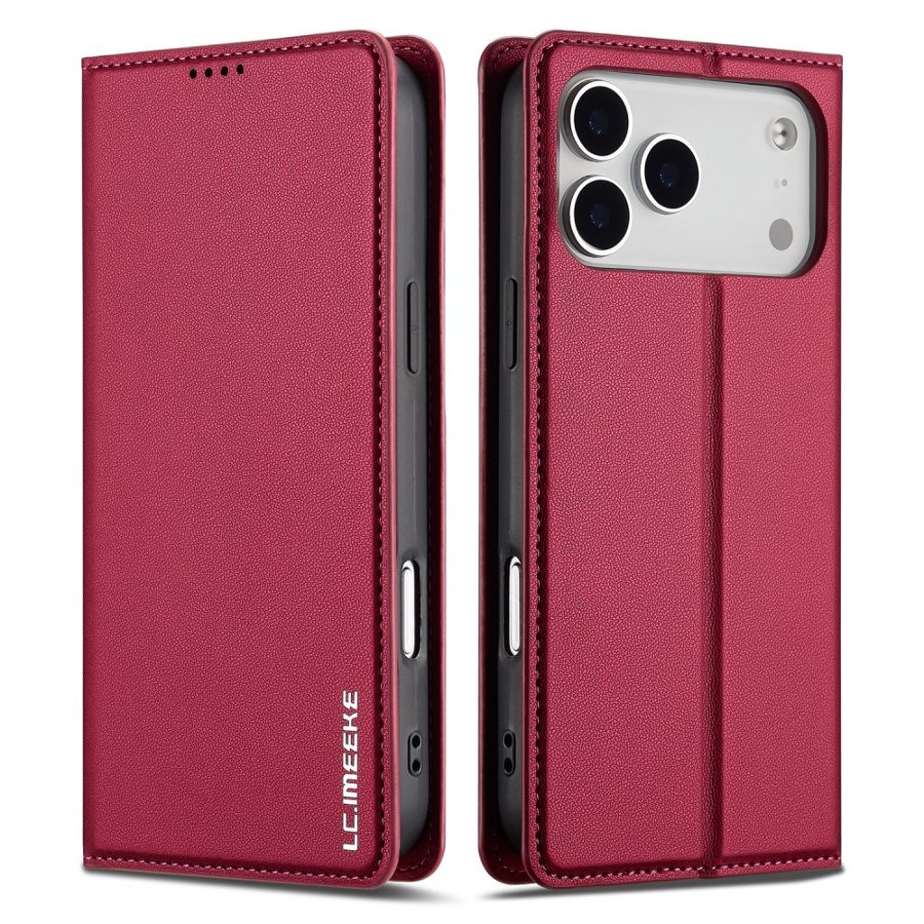LC.IMEEKE iPhone 17 Pro wallet cover - pink
