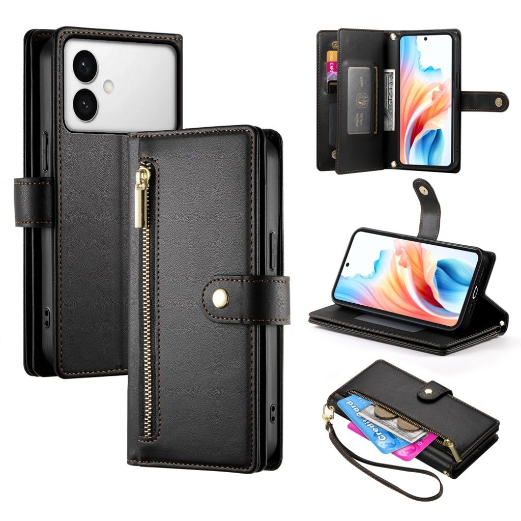 Samsung Galaxy S26 Edge Wallet Cover with Detachable Straps - Black — Samsung