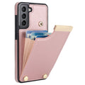 Samsung Galaxy S21 FE 5G Case with card holder - Rose Gold