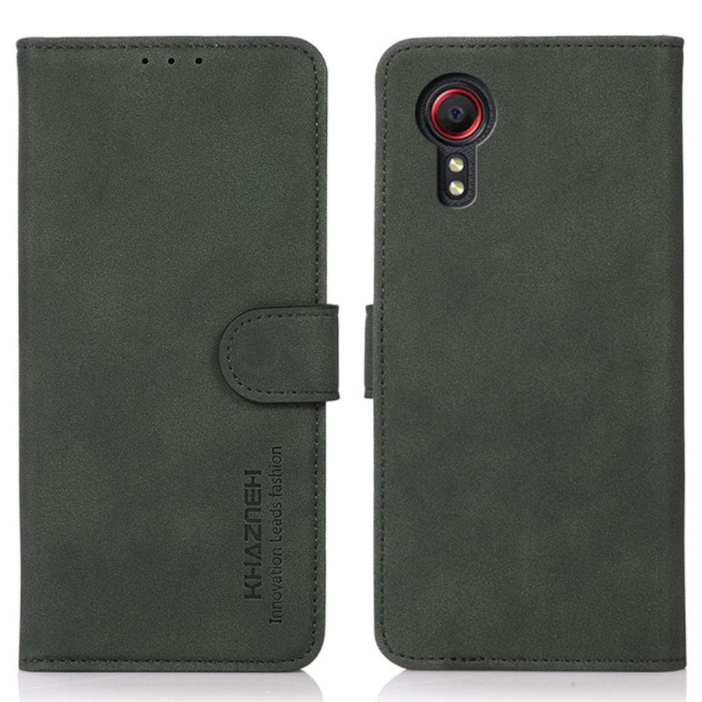 KHAZNEH Samsung Galaxy Xcover 7 Wallet Cover - Green