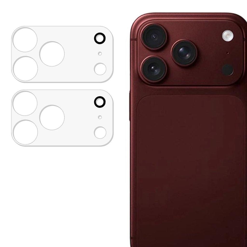 iPhone 18 Pro Lens Protector Tempered Glass, 2-pack - Transparent — Övrigt