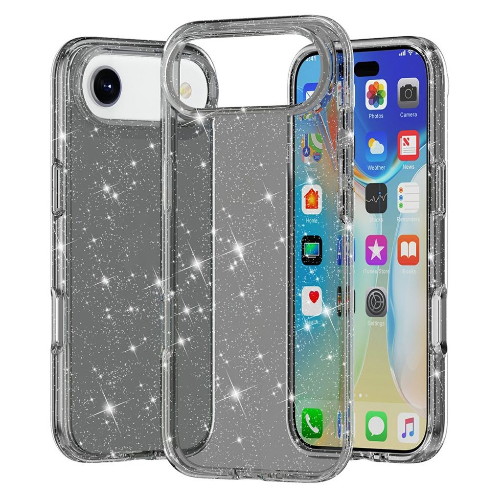 iPhone Air Glitter Case - Black
