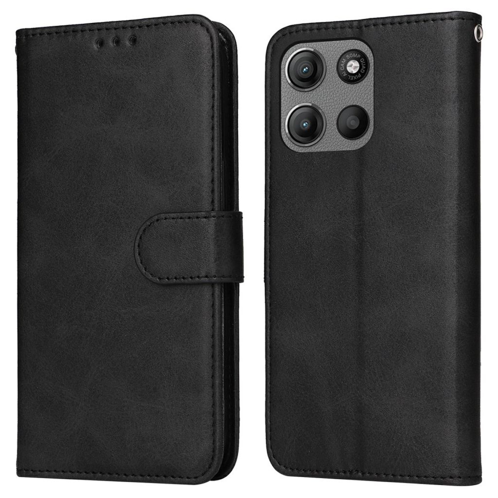 Motorola Moto G15 4G / G15 Power 4G Cover with Card slots - Black