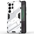 Samsung Galaxy S25 Ultra Phone Case with Stand - White